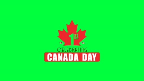 Greetings-for-Canada-Day-Displayed-on-the-Center-of-a-Customizable-Green-Screen-Background