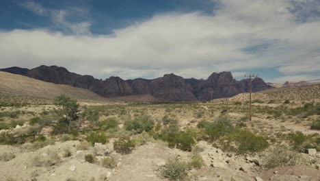 Still-shot-of-mountains-in-the-Nevada-Desert