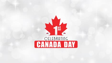 Saludos-Para-El-Día-De-Canadá-Mostrados-En-Un-Fondo-Gris-Brillante-Y-Texturizado