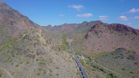 Drone-footage-flying-around-the-Pheonix-Mountain-Preserve