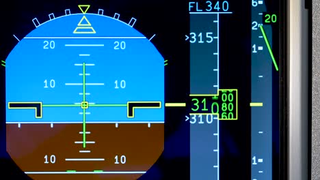 Airplane-dashboard,-Airplane-climbing-to-higher-altitude,-Airplane-instrument-panel