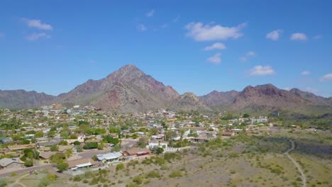 Drohnenaufnahmen-Des-Phoenix-Mountain-Reservats-In-Arizona