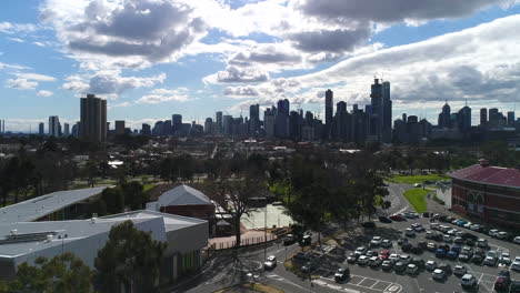Ansicht-Von-Melbourne-City-Vom-Albert-Park