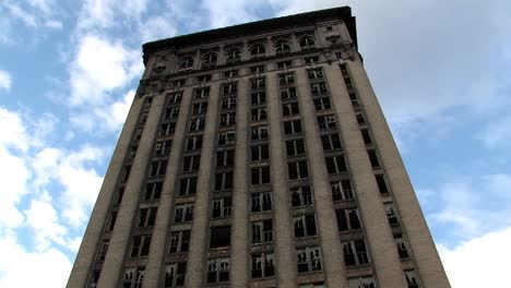 West-side-of-Michigan-Central-Station-in-Detroit,-Michigan,-USA-1