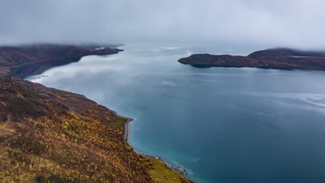 Luftaufnahme-Des-Fjords