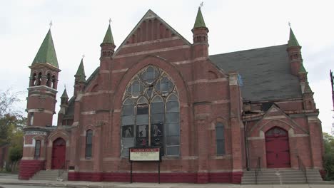 Faul-Trumbull-Avenue-United-Presbyterian-Church,-Detroit,-Michigan,-Usa