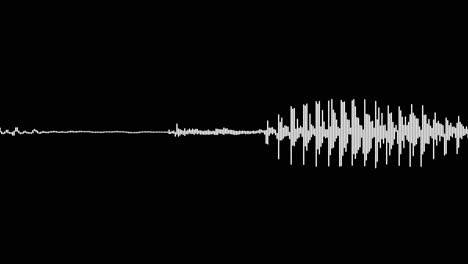 Un-Simple-Efecto-De-Visualización-De-Audio-En-Blanco-Sobre-Negro