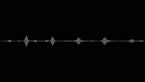 White-and-black-audio-visualization-effect