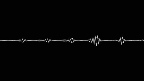An-audio-visualization-effect-using-white-lines-and-dots-on-black-background