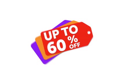 Up-to-60%-Off-Sale-element,-on-red,-orange,-and-purple-sale-price-tag-element-animates-in