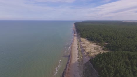 The-Baltic-Sea-Coast-In-Latvia,-Europe-1