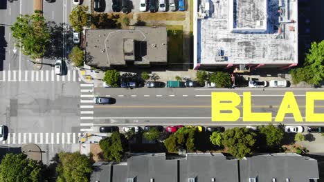 Drone-De-Vidas-Negras-Importan-Pintado-En-La-Calle-En-San-Francisco