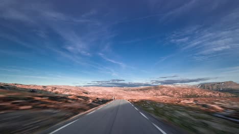 A-drive-on-Aurlandsfjellet-road-in-Norway-3