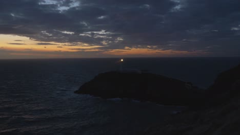 South-Stack-Lighthouse-at-Sunset,-Holy-Island,-Anglesey,-Wales