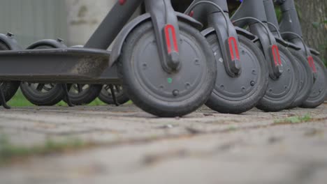 Row-Of-Gray-Electric-Scooters