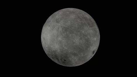 Orbitando-La-Luna,-Con-La-Tierra-Y-El-Sol-Visibles-En-El-Fondo