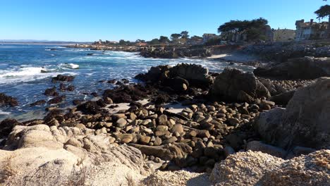 Monterey-Bay-California-Cliffside-Beach-Tripod-–-4k-Still