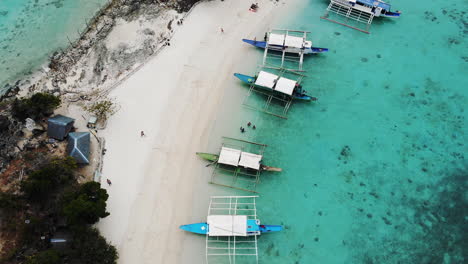 Aerial-view-of-tropical-beach-on-the-Bulog-Dos-Island,-Philippines-12
