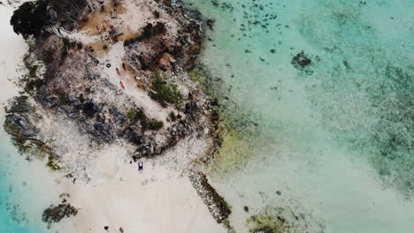Aerial-view-of-tropical-beach-on-the-Bulog-Dos-Island,-Philippines-2