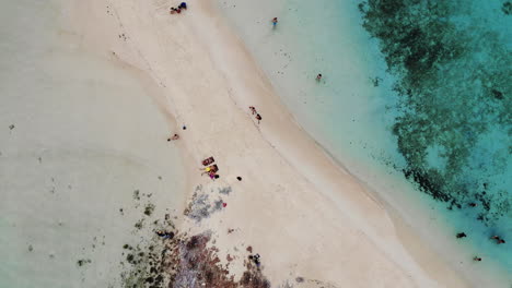 Aerial-view-of-tropical-beach-on-the-Bulog-Dos-Island,-Philippines-17