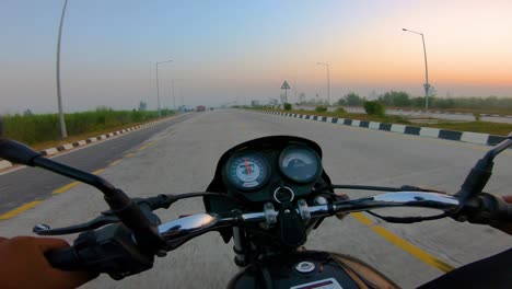 A-wide-angle-Shoot-on-a-motorcyclist-Riding-9