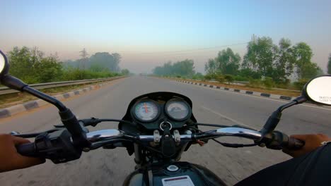 A-wide-angle-Shoot-on-a-motorcyclist-Riding-5