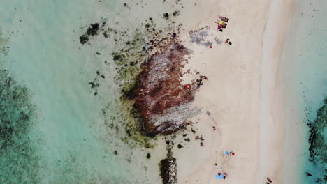 Aerial-view-of-tropical-beach-on-the-Bulog-Dos-Island,-Philippines-21