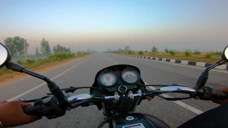 A-wide-angle-Shoot-on-a-motorcyclist-Riding-7