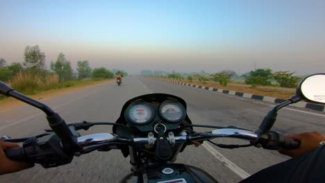 A-wide-angle-Shoot-on-a-motorcyclist-Riding-6