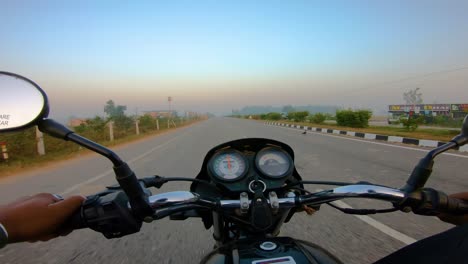 A-wide-angle-Shoot-on-a-motorcyclist-Riding-3
