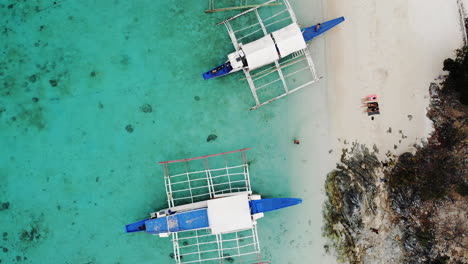 Aerial-view-of-tropical-beach-on-the-Bulog-Dos-Island,-Philippines-16