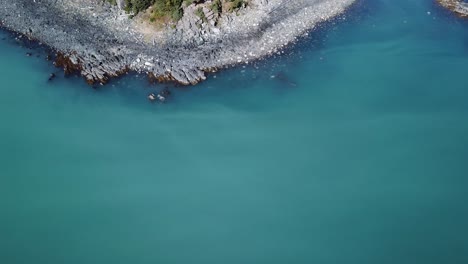 Incredibly-blue,-glacier-water-in-Alaska