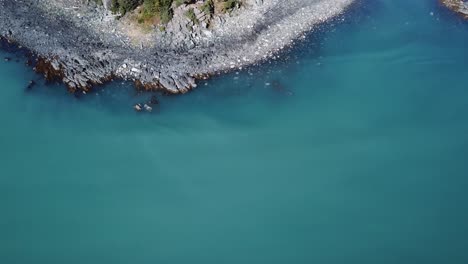 Tiefblaues-Gletscherwasser-Von-Alaska