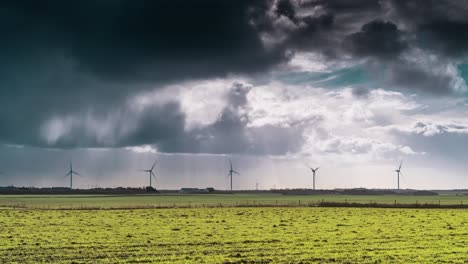 Wind-turbines-on-the-green-lush-field