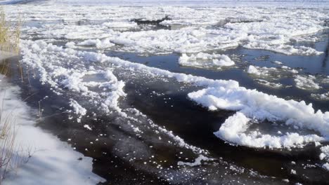 Frozen-river-with-ice-floes-static-shot-2