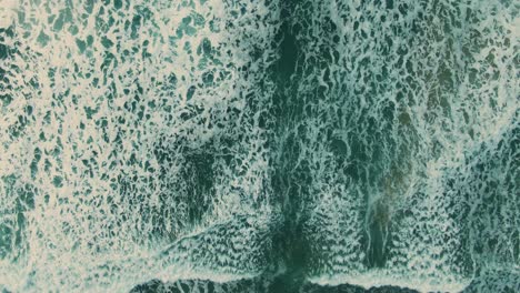 4k-Aerial-Waves-ocean-on-the-beach-drone-overhead