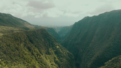 4k-Aerial-deep-green-canyon-on-tropical-island
