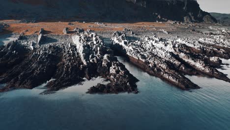 Bird's-eye-view-of-the-harsh-coastal-landscape-of-the-Varanger-peninsula