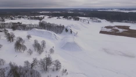 Kernavė-Hill-Forts-and-Pajauta-Valley-in-Winter