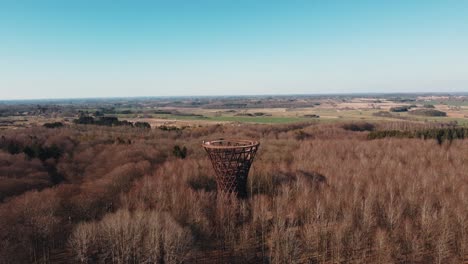 Aerial-drone-view-Treetop-experience-DENMARK
