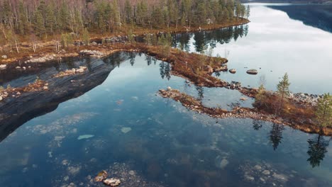 Aerial-view-of-the-shallows-of-the-Eiavatnet-lake