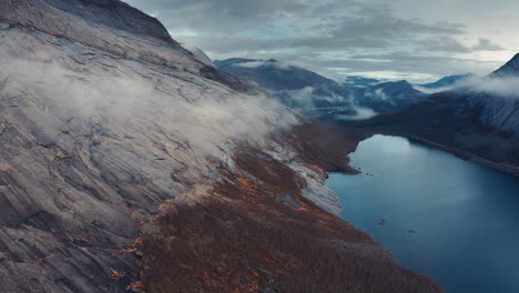 Aerial-view-of-the-Eiavatnet-lake-in-northern-Norway