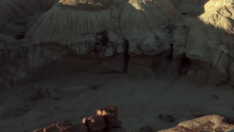 Sandsteintal-In-Der-Wüste-Von-New-Mexico,-Touristenattraktion-Der-Wildnis-Ah-Shi-Sle-Pah