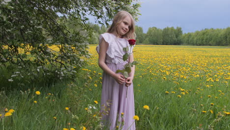 Beautiful-blond-little-girl-with-a-rose-in