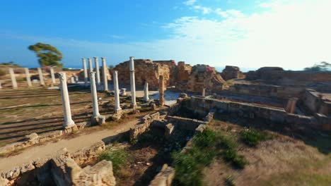 Aerial-view-of-Salamis-ancient-city-Northern-Cyprus