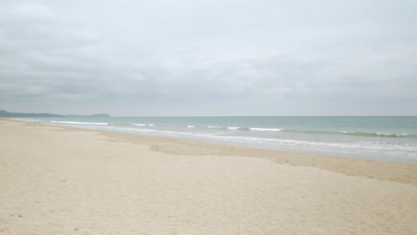 Strand-Meer-Sand-Und-Himmel-Landschaftsansicht-Von