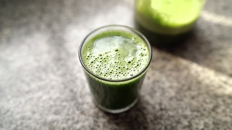 Glass-Of-Homemade-Green-Vegetable-Juice-For-Detox
