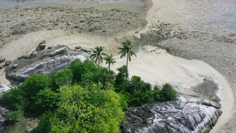aerial-top-down-of-remote-tropical-island-at
