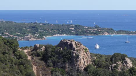 Panoramic-view-of-Long-Beach-in-Sardinia-Italy