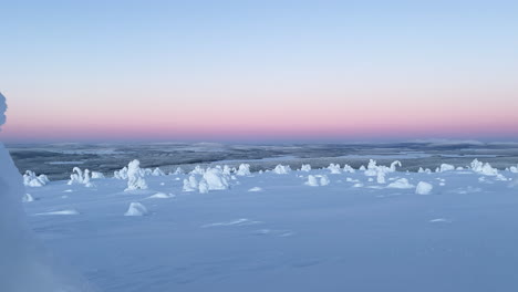 Winter-landscape-during-polar-night-time-in-arctic